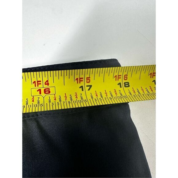 Lafayette 148 Sz 12 Straight Leg Dress Pants Navy Blue Side Zip Wool Blend *Note - Picture 15 of 16